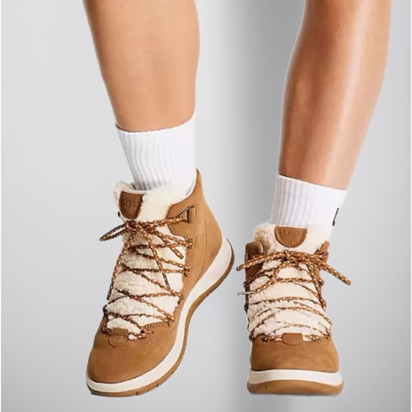 UGG Shoes - UGG® Australia Lakesider Heritage Mid Boots - Waterproof, Suede Size 6.5